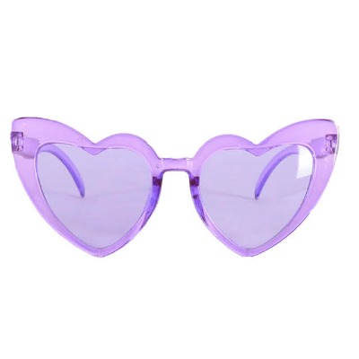 Purple Heart Party Glasses
