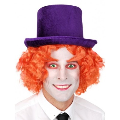 Purple Velvet Top Hat