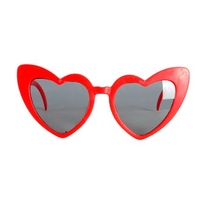 Red Heart Party Glasses