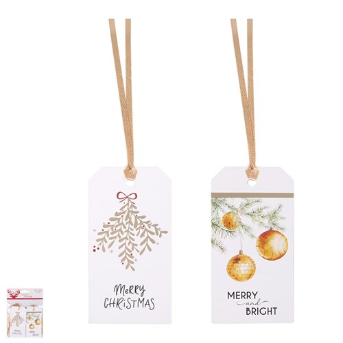 12pk Sparkle Shine Hot Stamp Gift Tag
