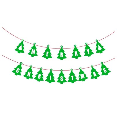 5m Merry Christmas Tree Bunting Flag