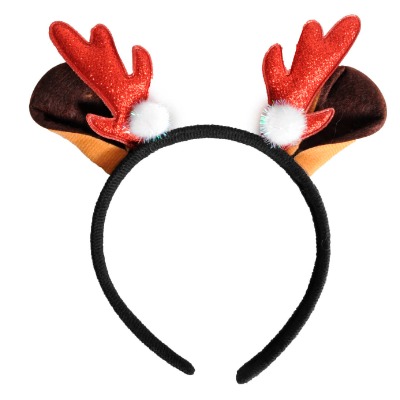 Glitter Reindeer Antlers Headband - Everything Party Supplies