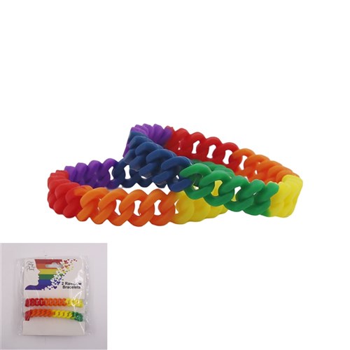 2pk Rainbow Bracelet