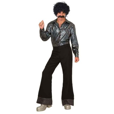 Groovy 70s Men's Flared Pants Discs to buy! | Horror-Shop.com