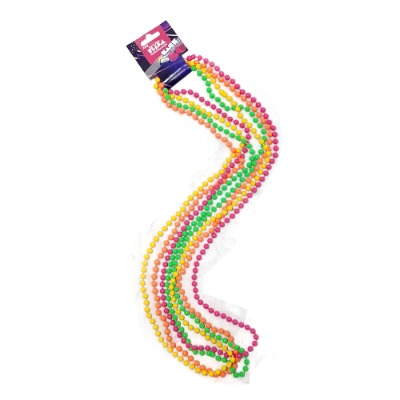 80s Neon Colour Bead Necklaces