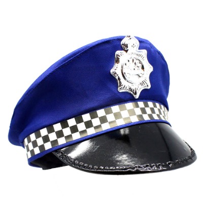 Police Officer Hat Royal Blue