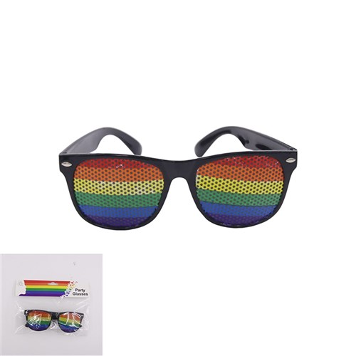 Rainbow Party Glasses