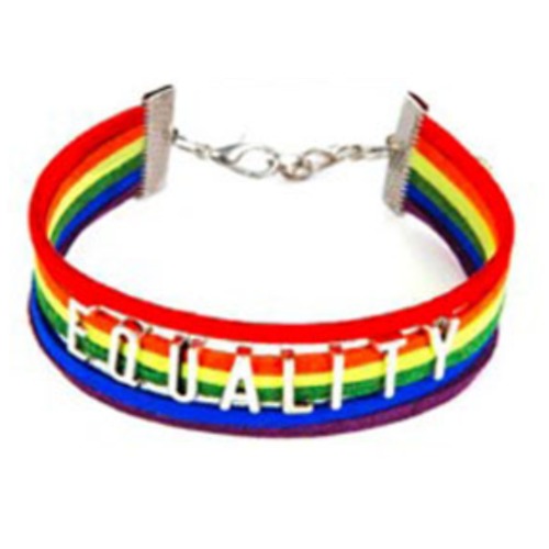 Rainbow Equality Bracelet Stripe