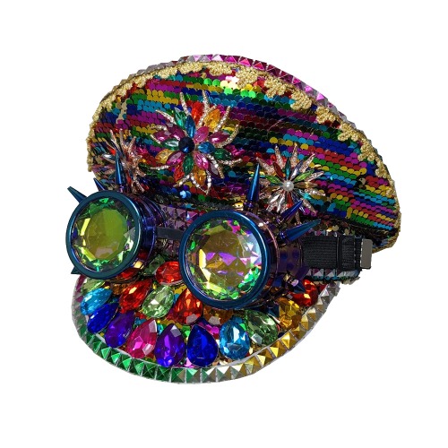 Rainbow Festival with Crystals Goggles