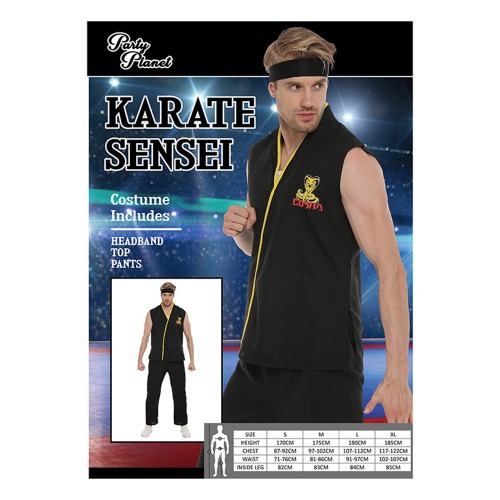 Mens Karate Sensei Costume 1