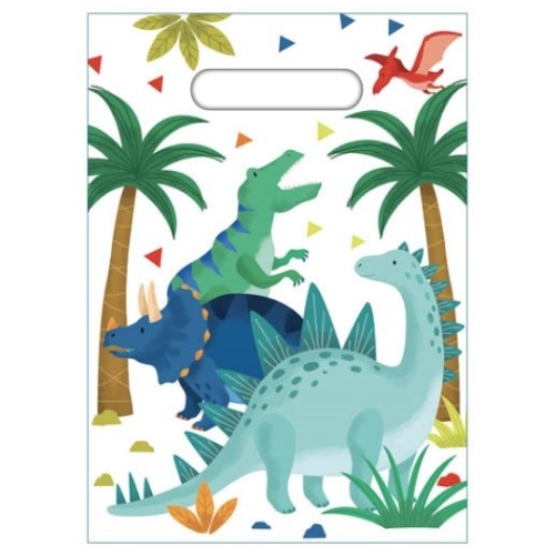 Dinosaur Theme 8pk Party Bags 1