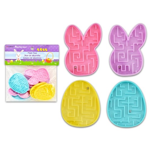 Easter 8pk Maze Toy Bunny Shape 1 1