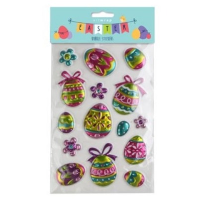 Easter Egg Bubble Stickers 1