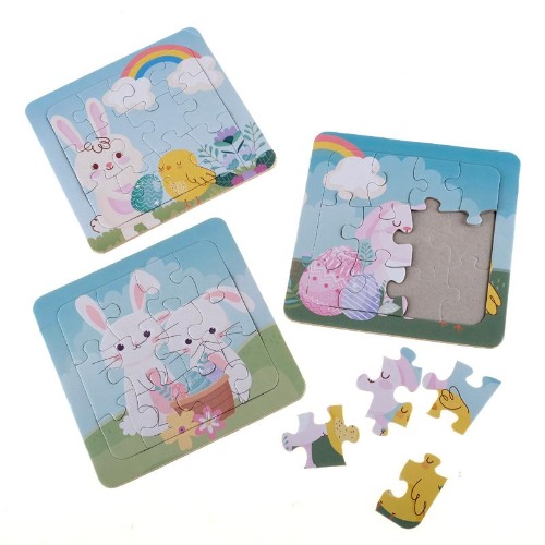 Easter Toy Puzzle 3pk Small 14cm x 14cm Multi Colour 1 1