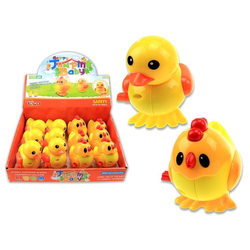 Easter Wind Up Toy Hopping Chick Duck 1