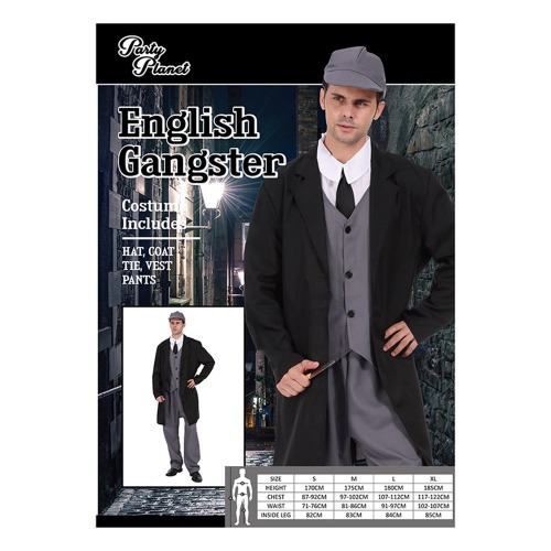 Adult English Gangster Costume