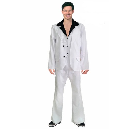 Inkeds Disco White Suit Costume Adult Size