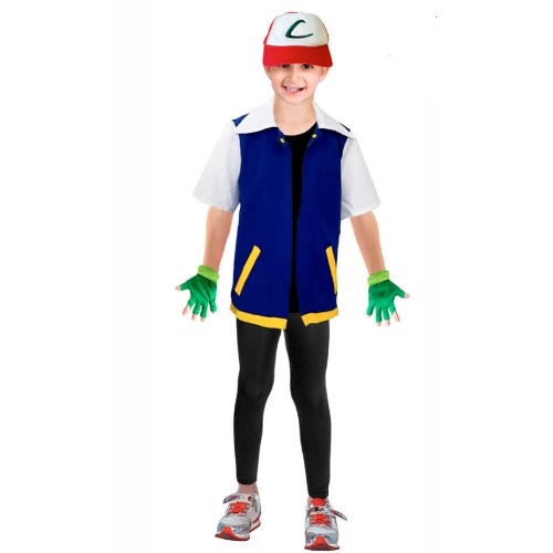 InkedMonster Trainer Costume Pokemon Children Size