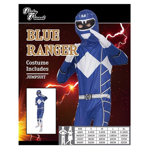 Blue Ranger Kid Costume