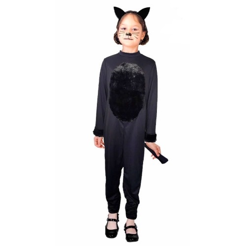 InkedBlack Cat Book Week Costume Jumpsuit Headpiece