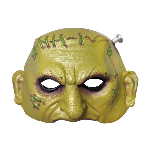 Green Monster PU Face Mask Frankenstein Halloween Accessory
