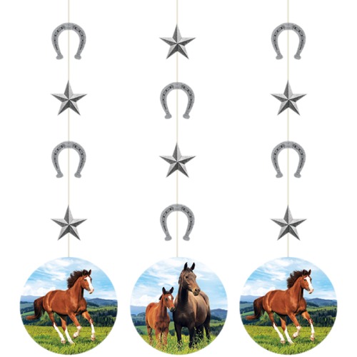 Horse Pony Hanging String Cutouts
