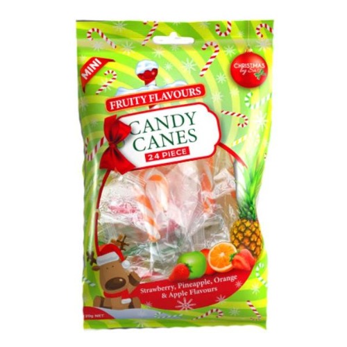 Candy Cane Mini Fruity Flavours Pack of