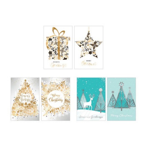 Christmas Deluxe Cards Formal Pack of