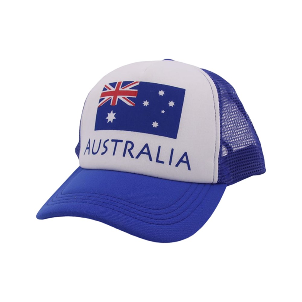 Australian Flag Cap Blue & White Aussie Hat