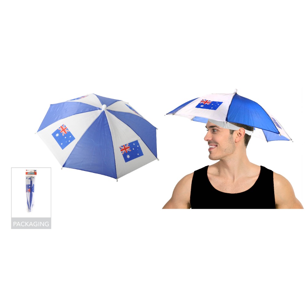 Umbrella Hat with Australia Flag Design ()