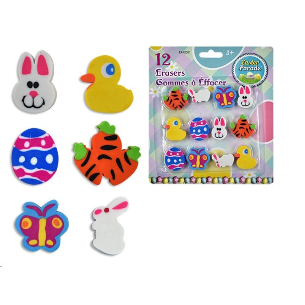 pcs Easter Novelty Erasers Easter Party Favours