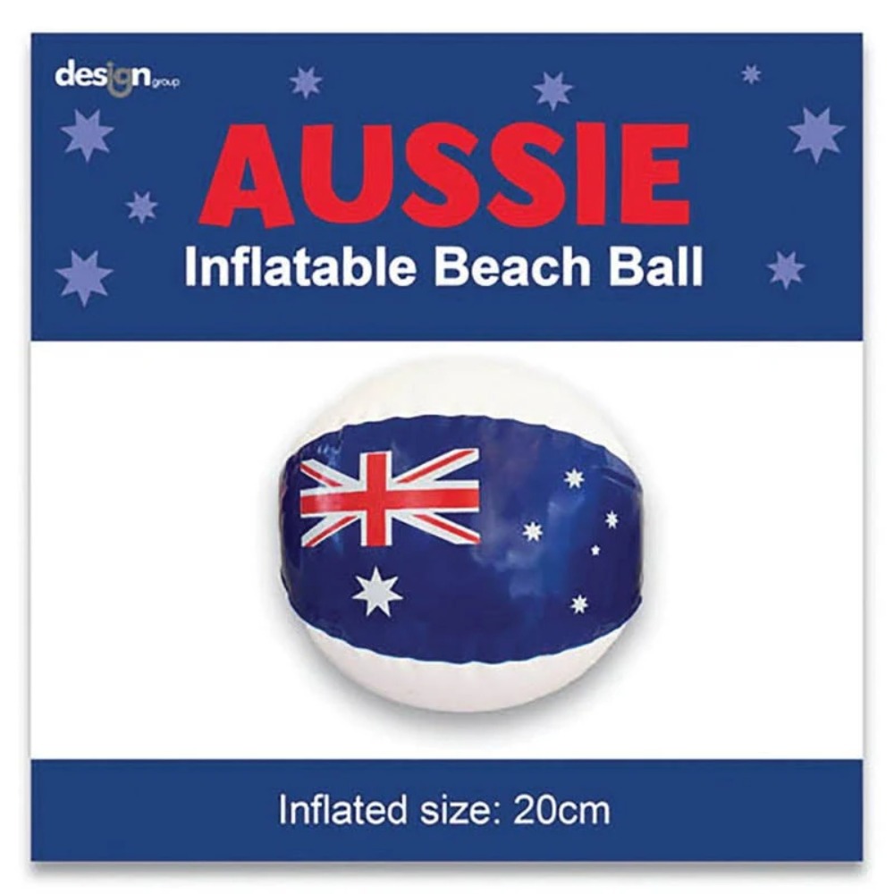 Aussie Flag Inflatable Beach Ball