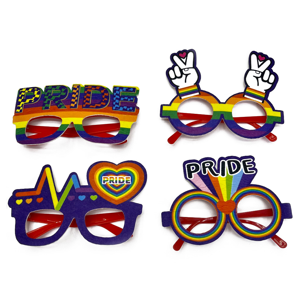 Pride Novelty Glasses Assorted Mardi Gras Accessory