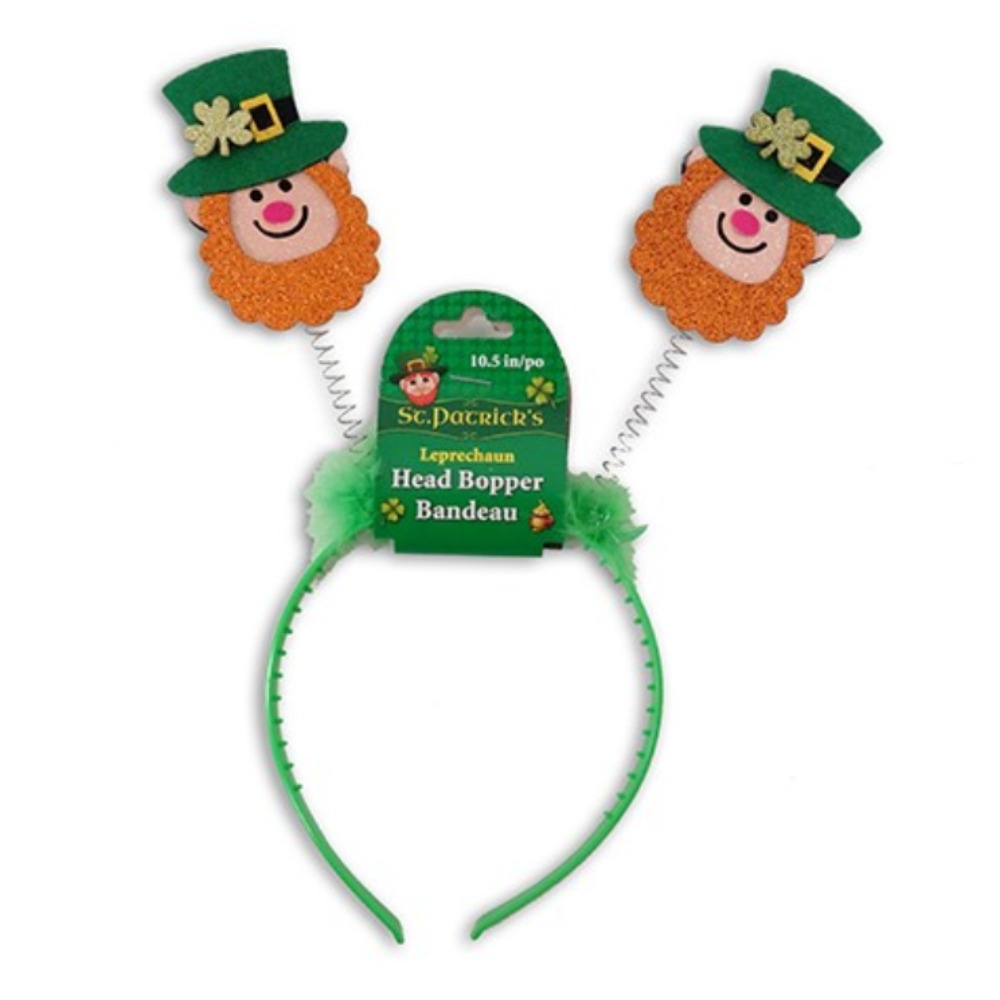 St Patrick's Day Head Bopper Leprechaun Face