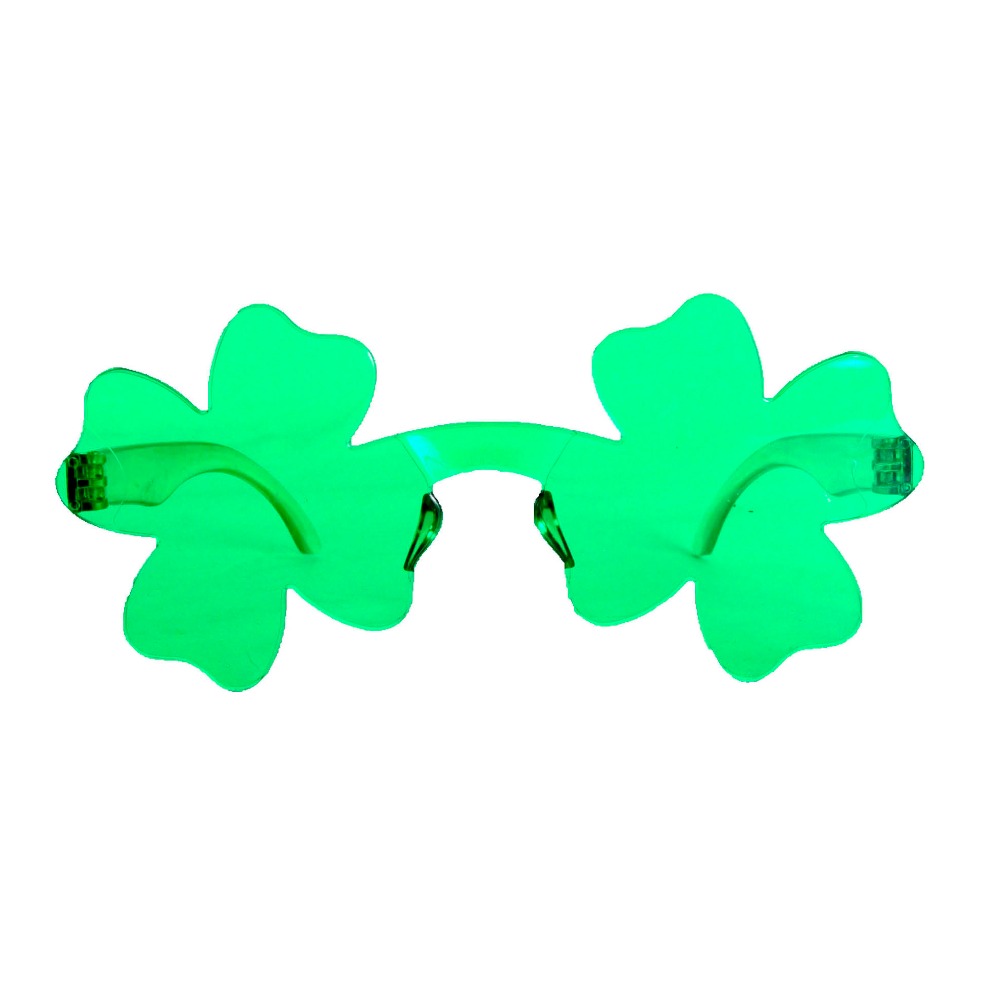 St Patrick's Day Shamrock Party Glasses Clover Perspex Glasses