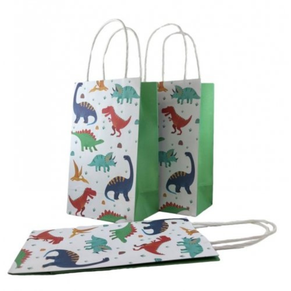Dinosaurs Party Paper Bag x x mm Pack of